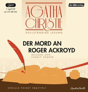 Der Mord an Roger Ackroyd, 1 Audio-CD, 1 MP3