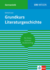 Klett Uni Wissen Grundkurs Literaturgeschichte