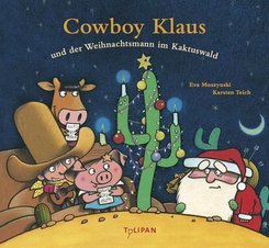 Cowboy Klaus und der Weihnachtsmann im Kaktuswald