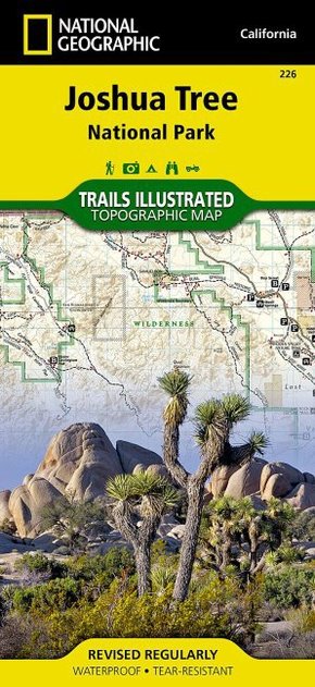 National Geographic Trails Illustrated Map Joshua Tree National Park