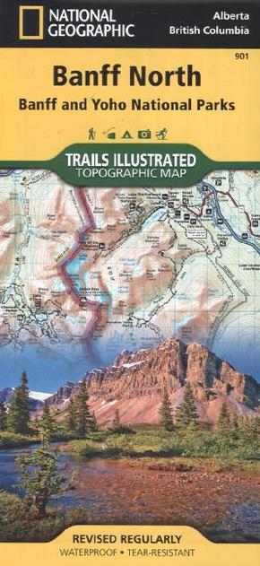 National Geographic Trails Illustrated Topographic Map Banff North