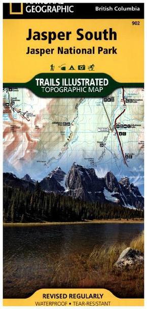National Geographic Trails Illustrated Topographic Map Jasper South