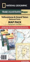 National Geographic Trails Illustrated Map Yellowstone & Grand Teton National Parks Map Pack, 2 Pts.