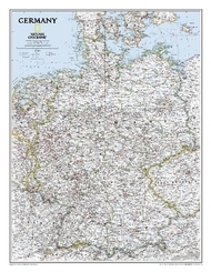 National Geographic Map Classic Germany, Planokarte