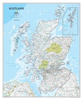 National Geographic Map Scotland Classic, Planokarte