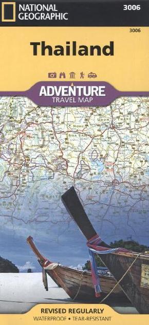 National Geographic Adventure Travel Map Thailand