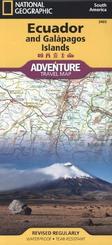 National Geographic Adventure Tarvel Map Ecuador and Galápagos Islands