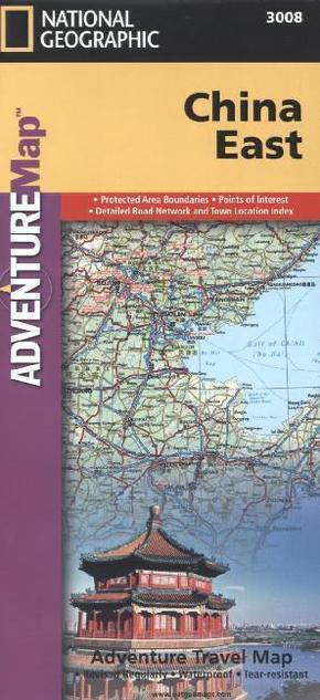 National Geographic Adventure Travel Map China East