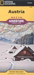 National Geographic Adventure Travel Map Austria