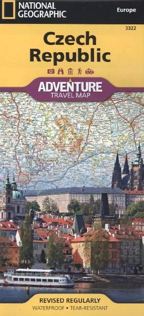 National Geographic Adventure Travel Map Czech Republic