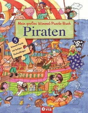 Mein großes Wimmel-Puzzle-Buch – Piraten