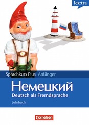 lex:tra Sprachkurs Plus Anfänger Deutsch als Fremdsprache, Lehrbuch, Begleitbuch Ausgangssprache Russisch, 2 Audio-CDs u