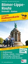 PublicPress Leporello Radwanderkarte Römer-Lippe-Route, Detmold - Xanten
