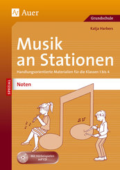 Musik an Stationen Spezial: Noten 1-4, m. 1 CD-ROM