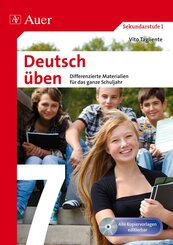 Deutsch üben Klasse 7, m. 1 CD-ROM