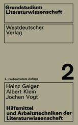 Grundstudium Literaturwissenschaft: Hilfsmittel und Arbeitstechniken der Literaturwissenschaft