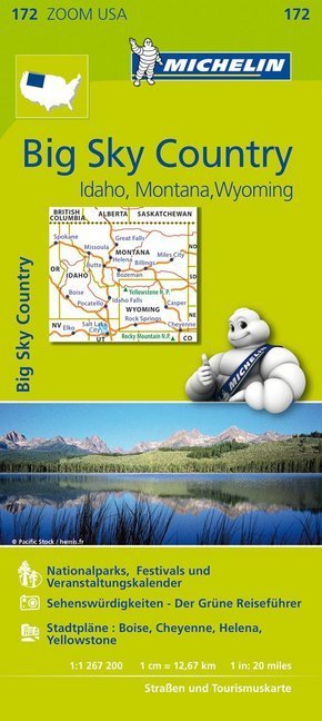 Michelin Karte Big Sky Country