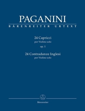 24 Capricci op. 1 per Violino Solo / 24 Contradanze inglesi per Violino Solo