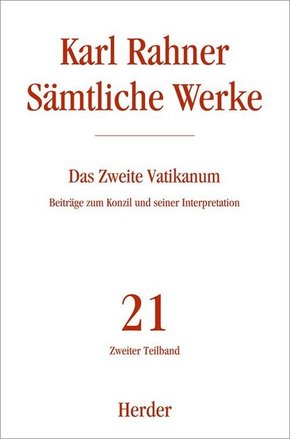 Karl Rahner Sämtliche Werke - Teilbd.2
