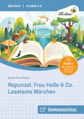 Rapunzel, Frau Holle & Co. Lesetexte Märchen, m. 1 Beilage