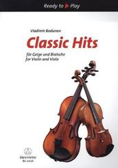 Classic Hits für Geige und Bratsche, Partitur mit Stimme
