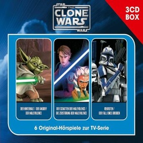 Star Wars, The Clone Wars - Hörspielbox, 3 Audio-CDs - Vol.1