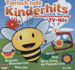 Tierisch tolle Kinderhits - Die Kinderliederband singt TV-Hits, 1 Audio-CD