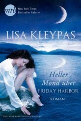 Heller Mond über Friday Harbor