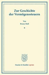 Zur Geschichte der Vermögenssteuern.