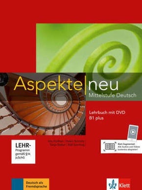 Aspekte neu Lehrbuch B1 plus, m. DVD-ROM