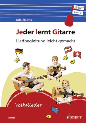 Jeder lernt Gitarre - Liedbegleitung leicht gemacht