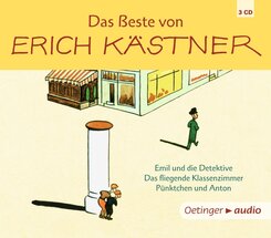 Das Beste von Erich Kästner, 3 Audio-CD
