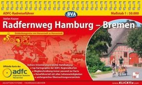 ADFC-Radreiseführer Radfernweg Hamburg - Bremen 1:50.000 praktische Spiralbindung, reiß- und wetterfest, GPS-Tracks Down