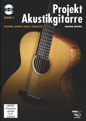 Projekt Akustikgitarre, Band 1., m. 1 Audio-DVD - Bd.1