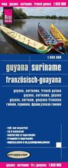 Reise Know-How Landkarte Guyana, Suriname, Französisch-Guayana. Guyana, Suriname, French Guiana. Guyana, Suriname, Guian