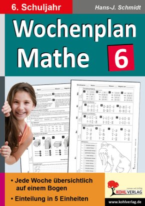 Wochenplan Mathe, 6. Schuljahr