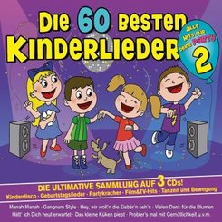 Die 60 besten Kinderlieder für Deine Party, 3 Audio-CDs