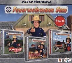Feuerwehrmann Sam Hörspielbox, 3 Audio-CDs - Box.1