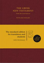 The Greek New Testament, m. griechisch-englischem Wörterbuch, roter Einband