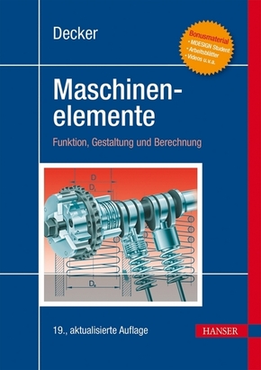 Decker Maschinenelemente, m. Sonderband "Tabellen und Diagramme"