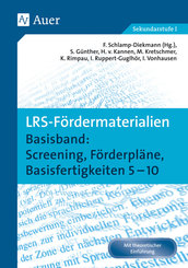 LRS-Fördermaterialien: Basisband: Screening, Förderpläne, Basisfertigkeiten 5-10
