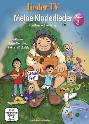 Lieder-TV: Meine Kinderlieder - Band 2 (mit DVD), m. 1 DVD-ROM - Bd.2
