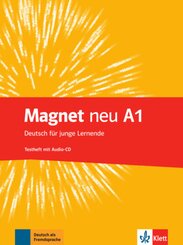 Magnet neu - Deutsch für junge Lernende: Testheft, m. Audio-CD