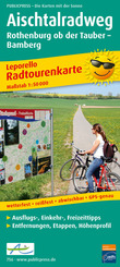PublicPress Leporello Radtourenkarte Aischtalradweg, Rothenburg ob der Tauber - Bamberg