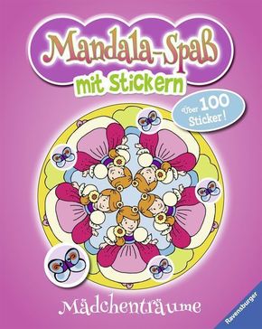 Mandala-Spaß mit Stickern: Mädchenträume