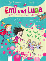 Emi und Luna - Eine Freundschaft mit Kawumm. Ein Huhn steht Kopf