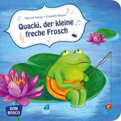 Quacki, der kleine freche Frosch. Mini-Bilderbuch