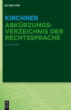 Abkürzungsverzeichnis der Rechtssprache