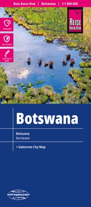 Reise Know-How Landkarte Botswana (1:1.000.000). Botsuana