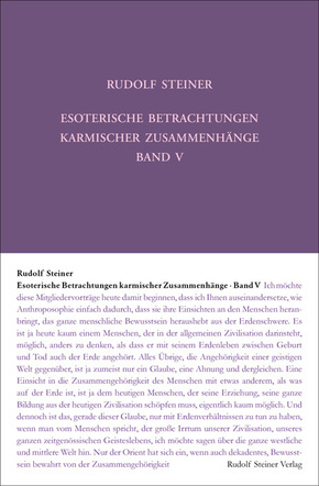 Esoterische Betrachtungen karmischer Zusammenhänge - Bd.5
